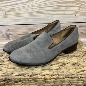 Söfft Loafer Shoe Womens 9.5M Gray Suede Comfort
